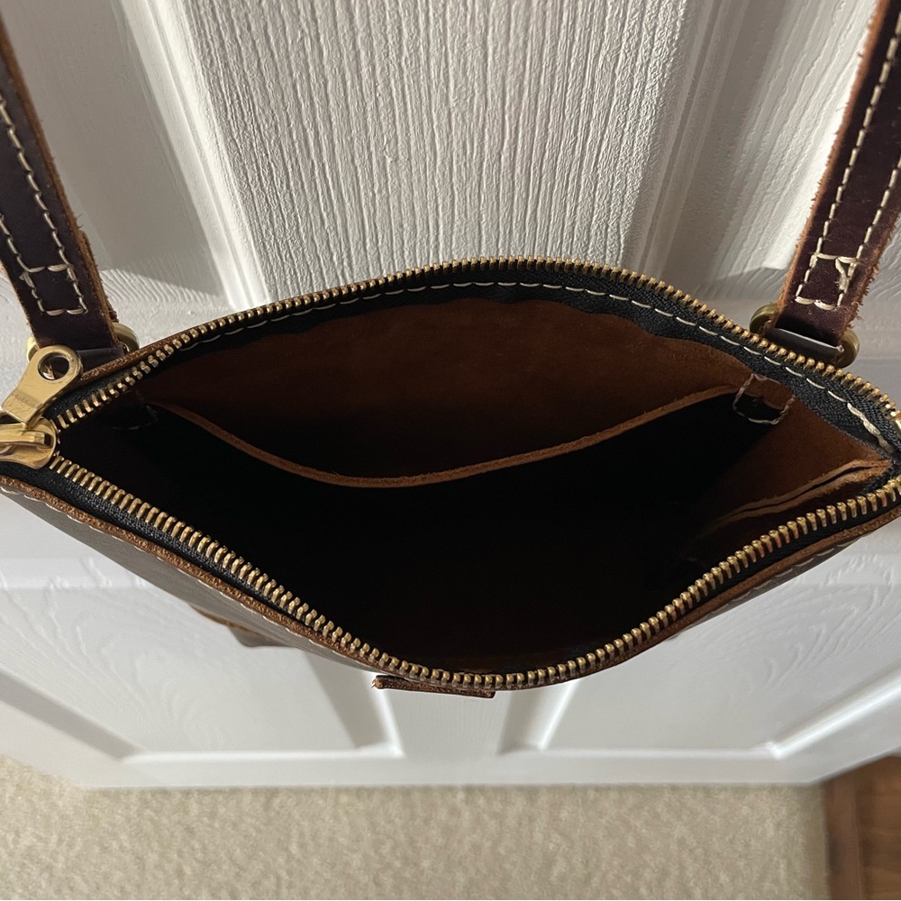 PORTLAND LEATHER FESTIVAL BAG PURSE HANDBAG EXCELLENT CONDITION BOHO BARELY USED - Picture 5 of 14